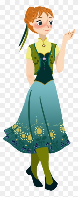 Anna Frozen By Dminor Diy Disney Costume - Anna Png Frozen Fever Clipart