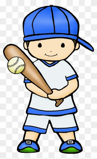 Cute Graphics By - Kid Play Baseball Cartoon Png Clipart