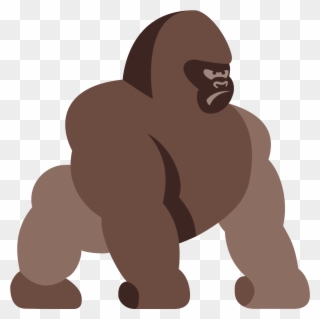 Gorilla Icon - Brainilis - Brain Games Clipart
