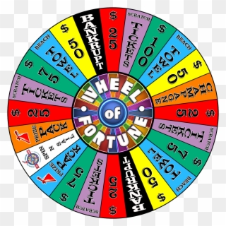 Wheel Of Fortune Carnival Game Clipart