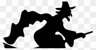 Halloween Witch Silhouette Clipart