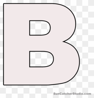 B Pattern - Stencil Clipart