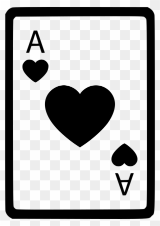 Ace Of Hearts Card Poker Comments - Ace Of Clubs Png Clipart