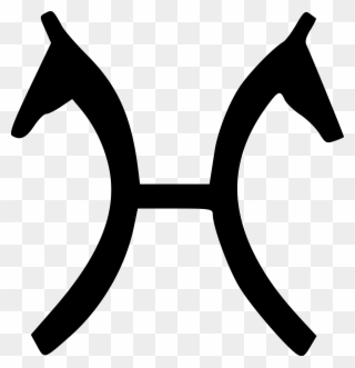 Horse Feet Cliparts Zone Hoof Print Tattoo - Hannoveraner Brandzeichen - Png Download