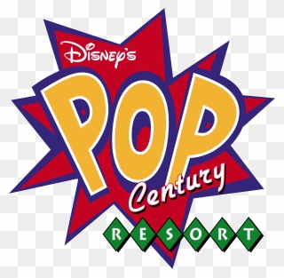 Disney S Pop Century Resort Wikipedia Joey Clip Art - Disney's Pop Century Resort Logo - Png Download