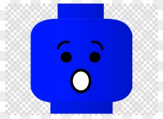 Blue Lego Face Clipart Smiley Legoland Billund Resort - Planet Alpha Channel - Png Download
