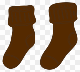 At Clker Com Vector Online Royalty Free - Brown Socks Clip Art - Png Download