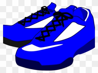 Adidas Blue Free On Dumielauxepices Net - Blue Shoes Clipart - Png Download