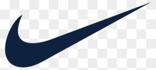 navy blue nike swoosh logo