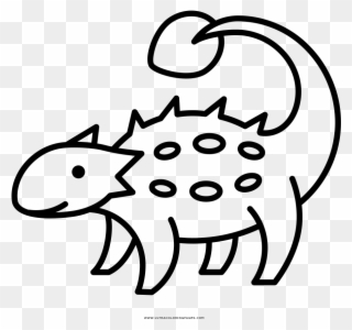 Clip Art Library Library Coloring Page Ultra Pages - Ankylosaurus Coloring Page - Png Download
