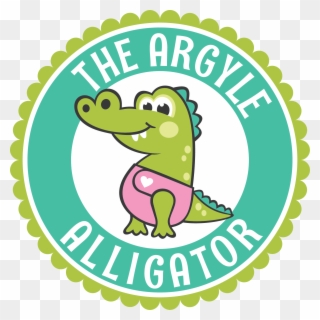 Gift Card - Argyle Crocodile Pink Clipart