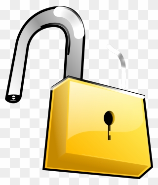 Padlock-146537 - Unlock Clipart - Png Download