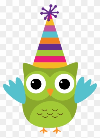 Transparent Library Owl Birthday Clipart - Birthday Owl Clip Art - Png Download