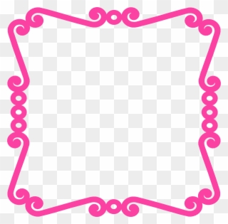Border Design Pink Heart Clipart