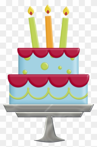 Birthday Clipart, And More Scrap Aniversari - Dessin Couleur Gateau Anniversaire - Png Download