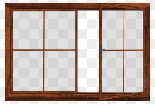 Window - Window With Glass Png Clipart