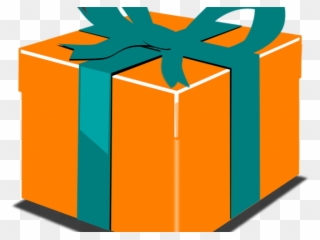Birthday Present Clipart Orange Present - Present Clip Art - Png Download