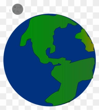Clipart Globe The Flat Society - Planet Earth Clipart - Png Download