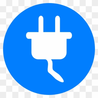 Blue Symbol Clip Art At Clker Com - Generic Social Media Icon - Png Download