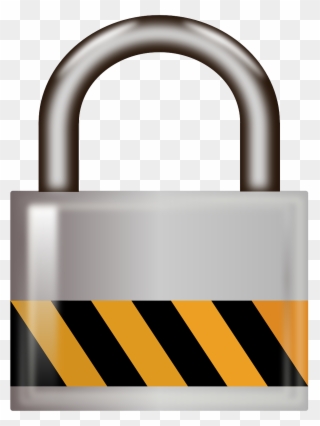 Locked Door Clipart Locked Padlock - Data On Identity Theft 2018 - Png Download