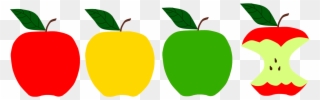 Popular Images - Red Yellow Green Apple Clipart