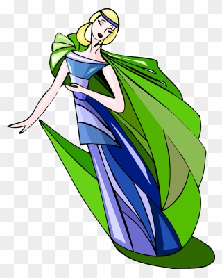 Dancer Cartoon Character Dress - Just Dance Clipart