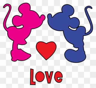 Mickey Mouse Clipart Love - Clipart I Love Mickey Mouse - Png Download