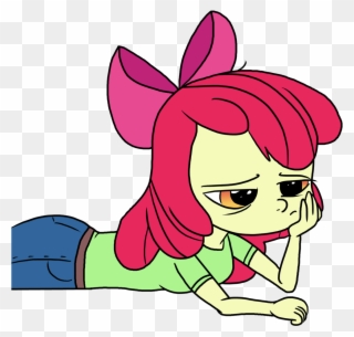 Picture Library Stock Changing Clothes Clipart - Apple Bloom Equestria Girl Cute - Png Download