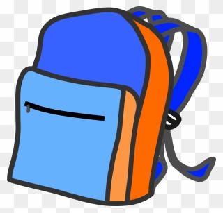 Transparent Background Backpack Clipart - Png Download