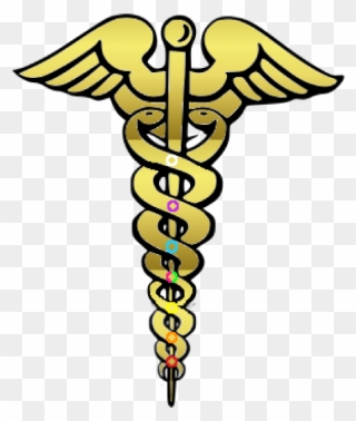 Clip Arts Related To - Yellow Caduceus - Png Download
