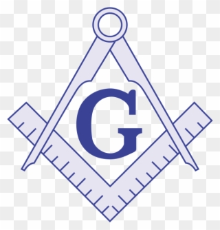 Masonic Emblems & Logos - Vector Square And Compass Clipart