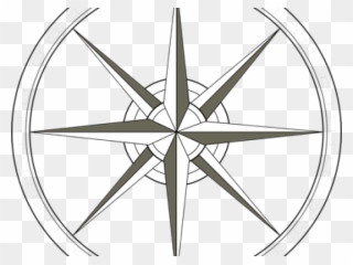 South Clipart Compass Symbol - Compass Rose - Png Download