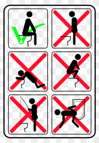 Use The Toilet Funny Clipart