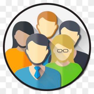 Illustration Of A Group Of People - User Account Clipart