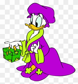 Daisy Duck Clipart - Bath Robe Clip Art - Png Download