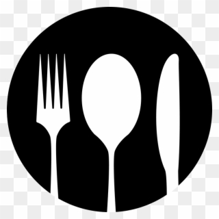 Spoon And Fork Crossed - Spoon And Fork Png Clipart
