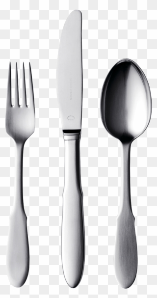 Fork And Knife Clipart - Knife Fork And Spoon - Png Download