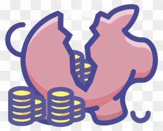 Clipart Money Banking - Piggy Bank - Png Download