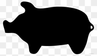 Piggy Silhouette Clipart