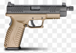 Graphic Royalty Free Stock M Full Size Mm Threaded - Springfield Xd Mod 2 Threaded Barrel Clipart