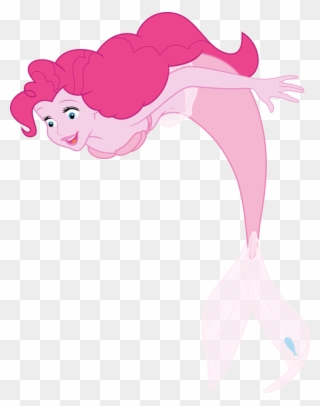 Drawn Pies Mermaid - My Little Pony Pinkie Pie Mermaid Clipart