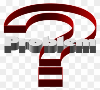 Problem Clipart Question Mark - Problem Clipart Transparent - Png Download