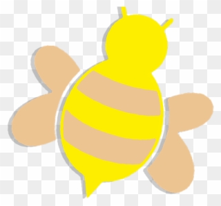 Library Clipart Label - Honey Bee - Png Download
