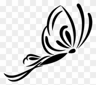 Papillon Butterfly Ford Fiesta Decal Clipart