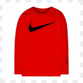 Nike Toddler Boys' Swoosh Just Do It Df Thermal Long - Long-sleeved T-shirt Clipart