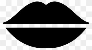 Lips Kiss Comments - Circle Clipart