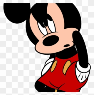 Sad Clipart Mickey Mouse - Don T Do Matching Shirts Mickey - Png Download