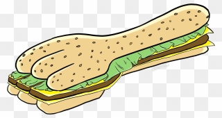 Cheeseburger Fork - Cheeseburger Clipart