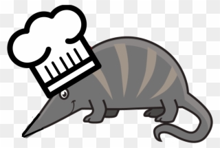Healthy Recipes Cooking Armadillo - Drawing Clipart