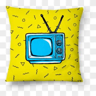 Almofada Vintage Tv De Sarcina - Cushion Clipart